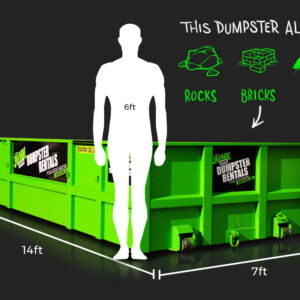 Lowboy Dumpster Rental by Junk Control of Las Vegas and Henderson, NV