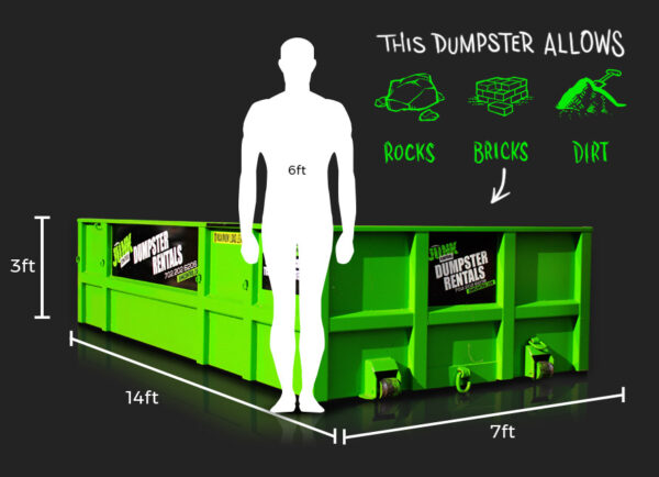 Lowboy Dumpster Rental by Junk Control of Las Vegas and Henderson, NV