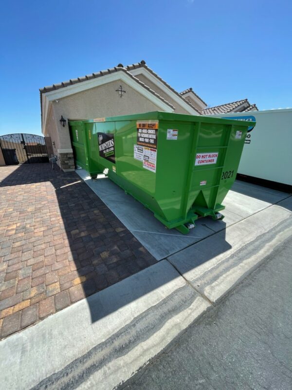 20Yard Dumpsters In Las Vegas Vegas Dumpsters Junk Control