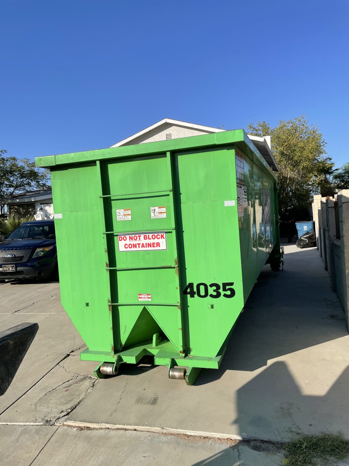 40Yard Dumpsters In Seven Hills Vegas Dumpsters Junk Control