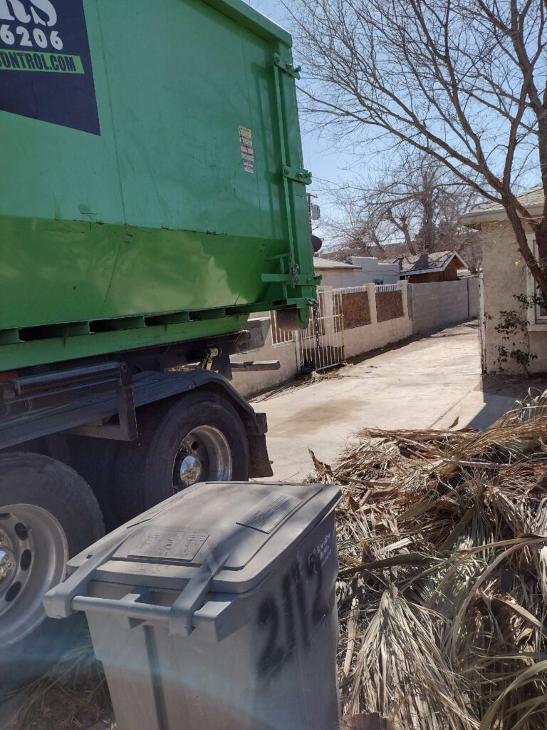 Rent A Dumpster For Backyard Cleanouts: LV - Junk Control