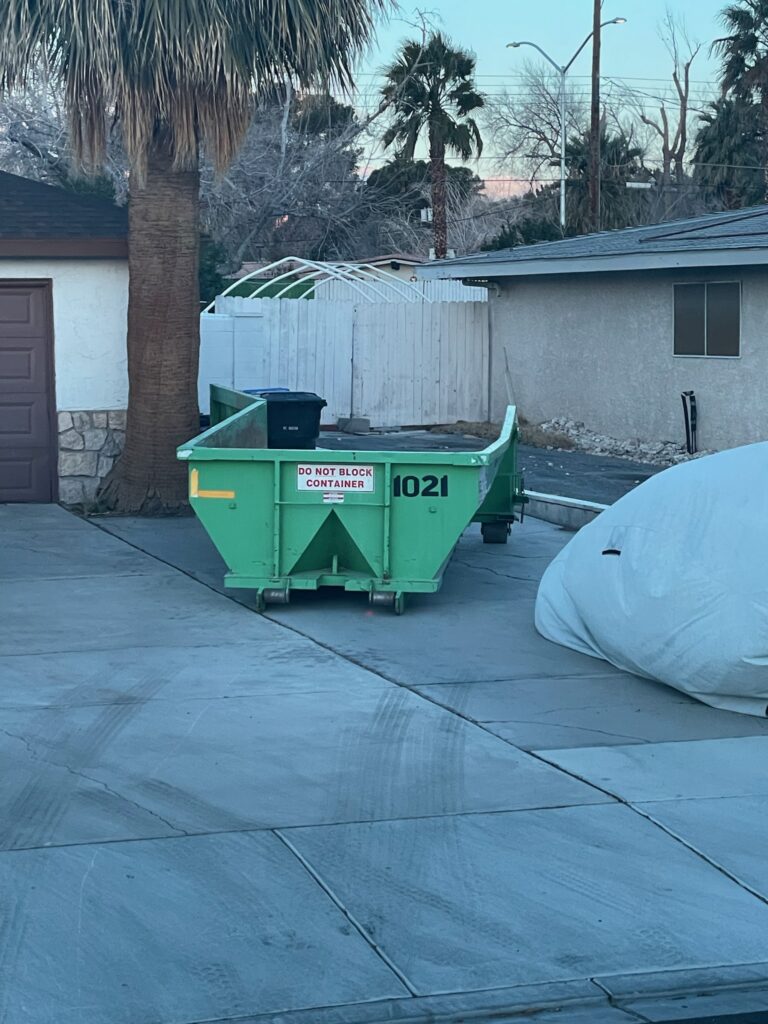 Order A Dumpster In Las Vegas Vegas Dumpsters Junk Control