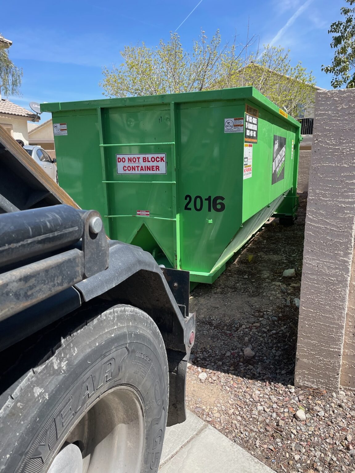 Dumpster For Your Henderson Project Sizing Junk Control