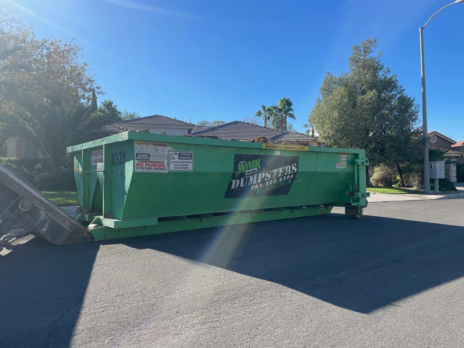 Rock Dumpsters For Rental: Vegas Dumpsters - Junk Control