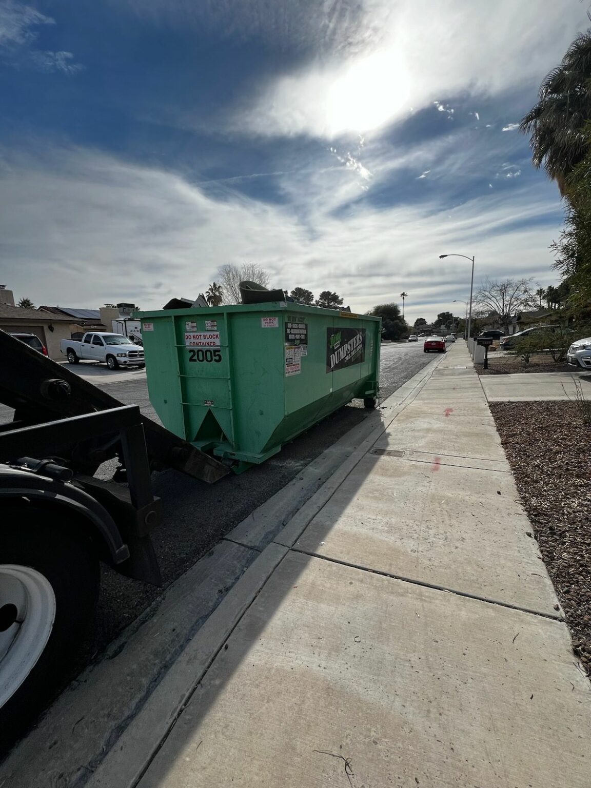 Dumpsters In Centennial Vegas Dumpster Rentals Junk Control