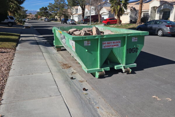 Lowboy Dumpster