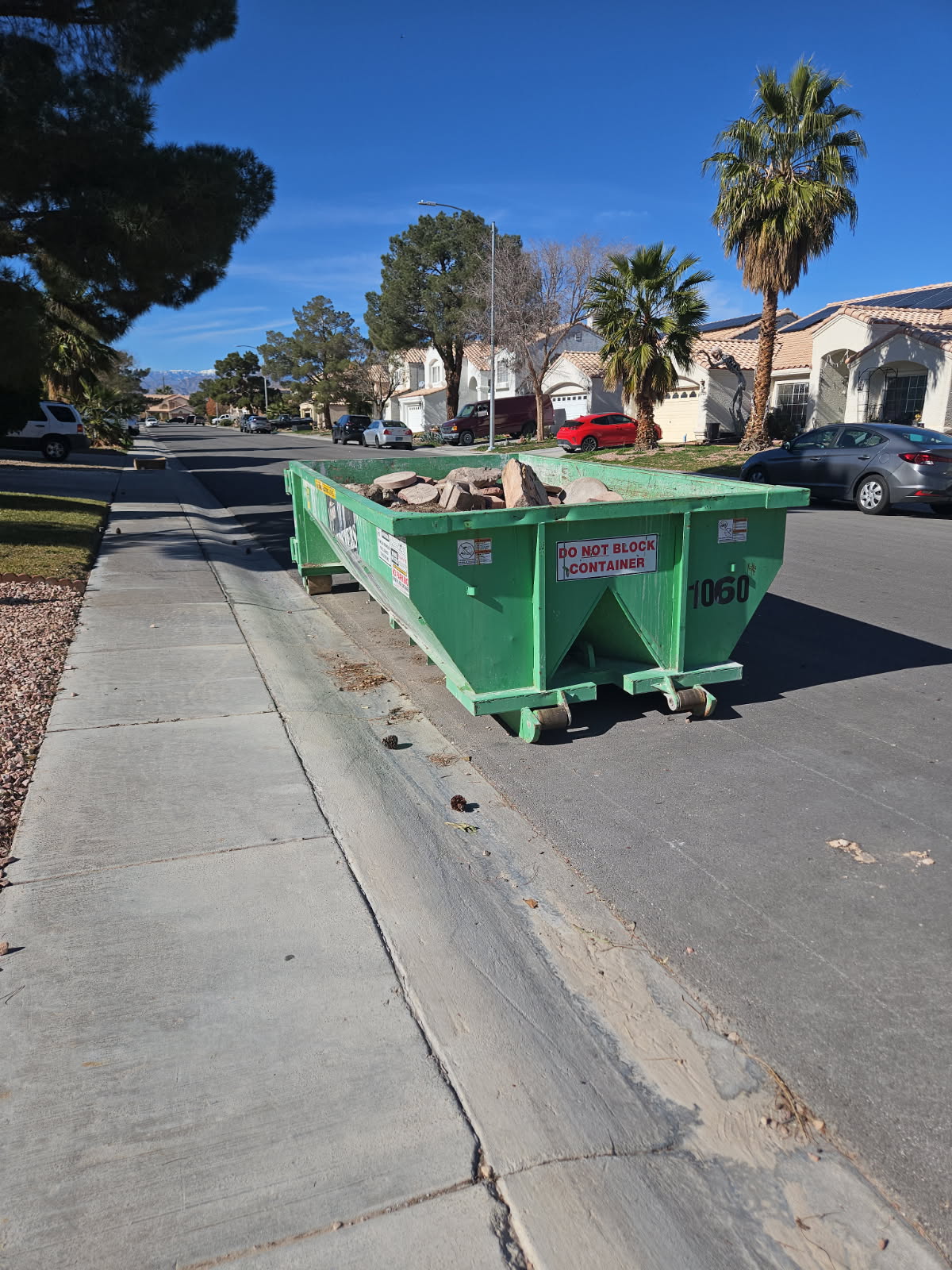 Lowboy Dumpster