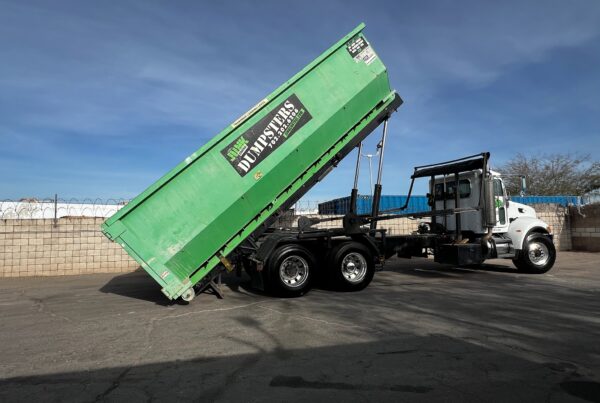 30-Yard Dumpster Unloading
