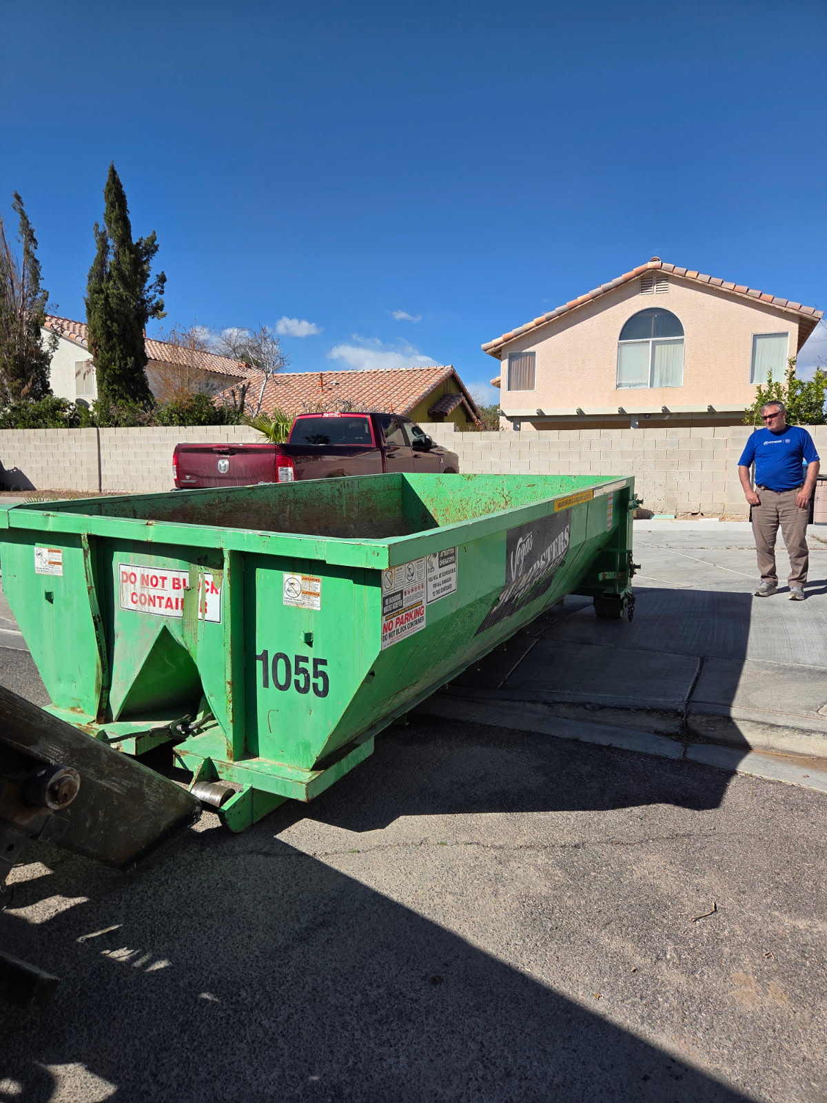 10 yard dumpster for roofing