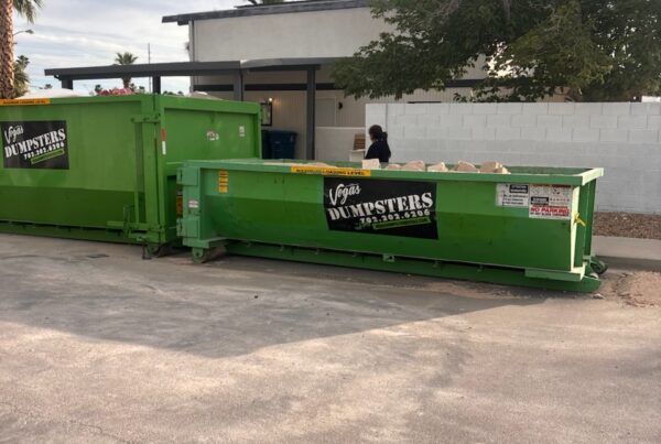 residential las vegas dirt dumpster