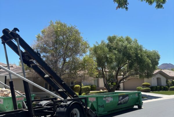 brick removal dumpster