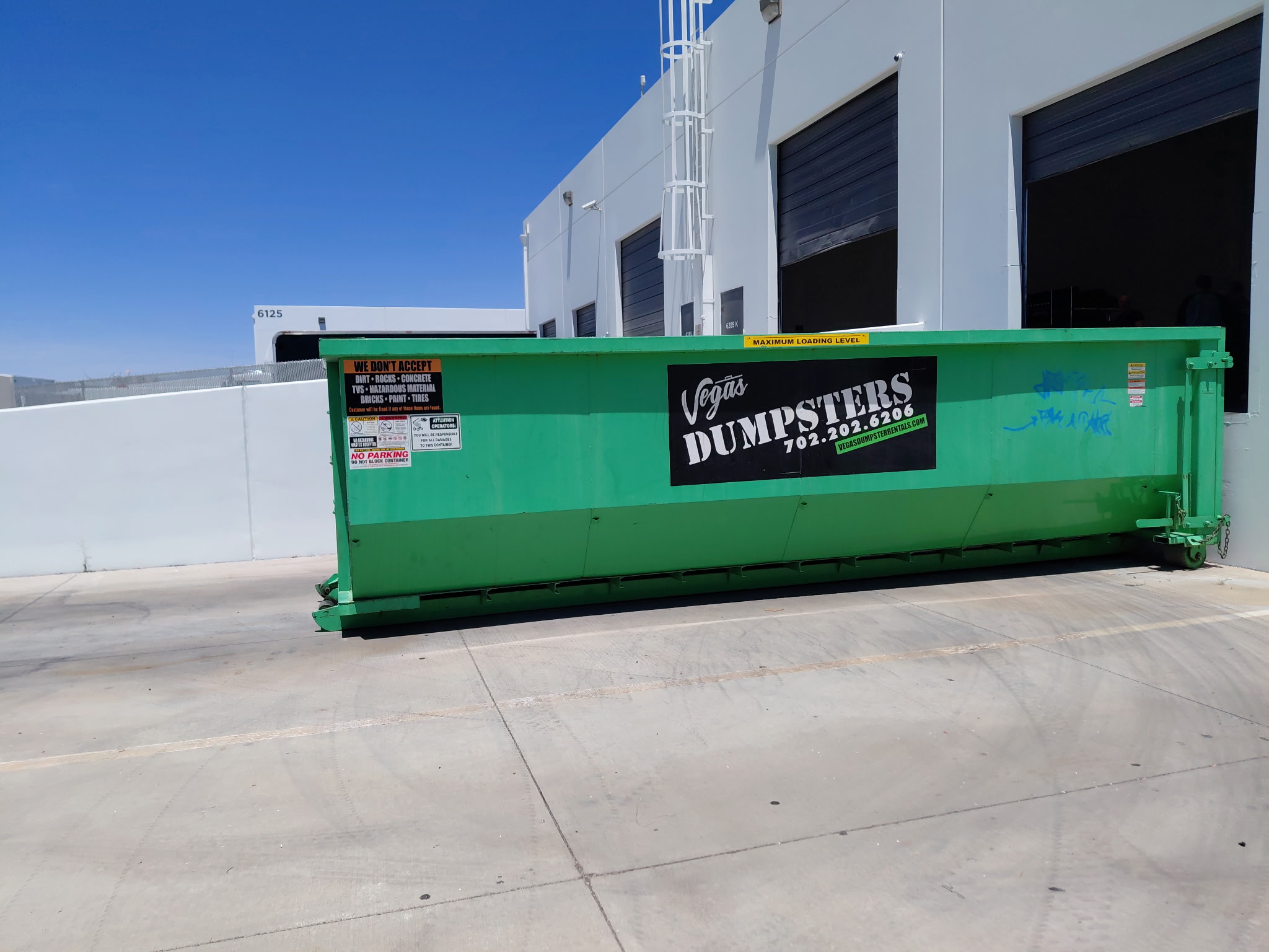 30-yard dumpsters