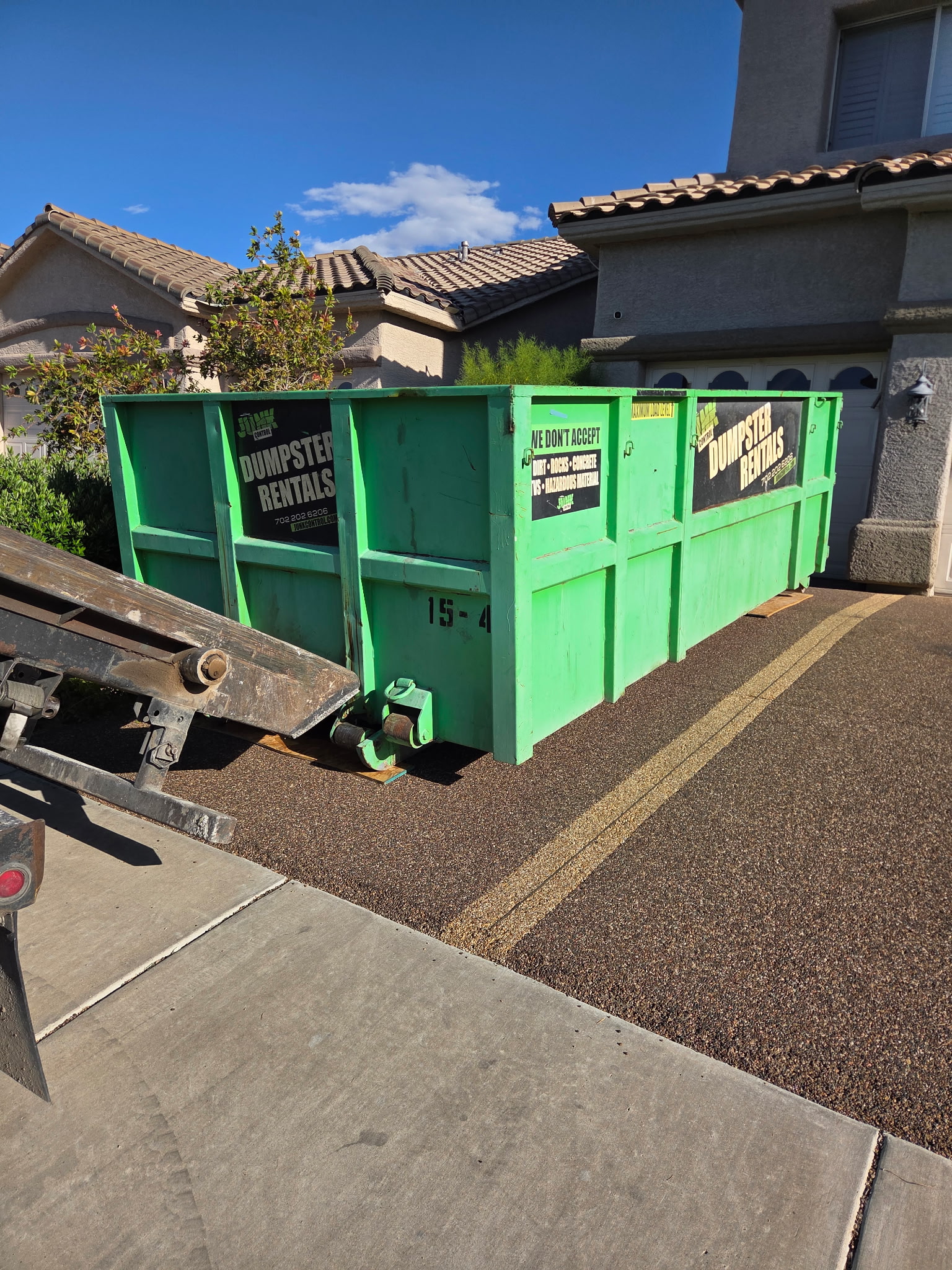 dumpsters in summerlin