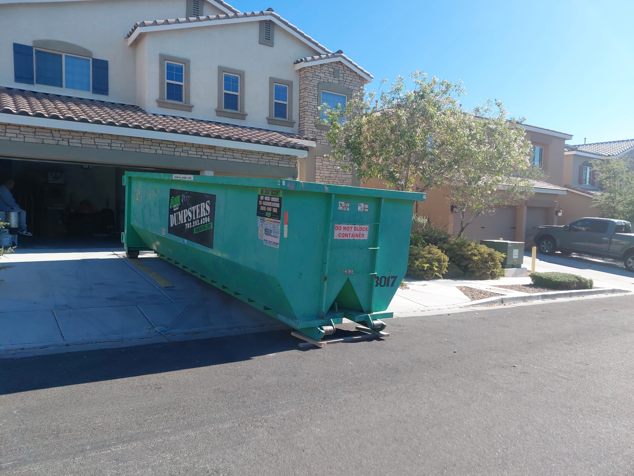 dumpster for landscaping henderson