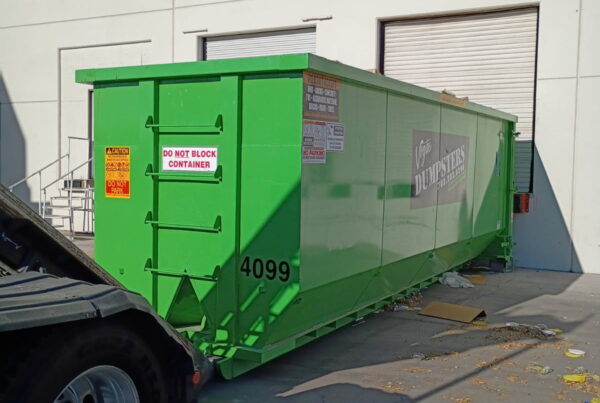 40-yard dumpster rental for a commercial construction project in Las Vegas