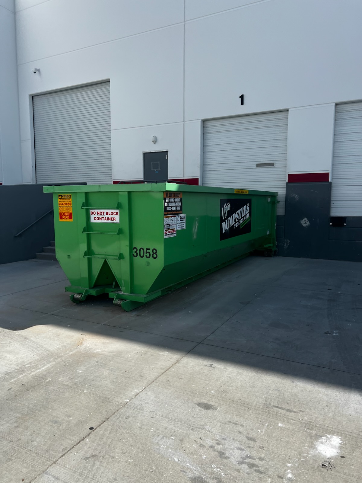 Commercial dumpster rental in Henderson NV for businesses and construction projects