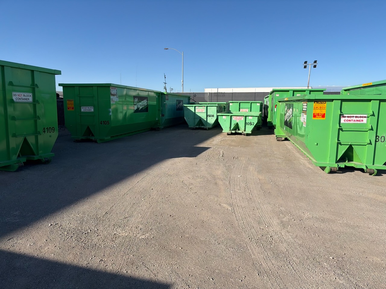 Closed-top and standard open-top dumpster rentals in Las Vegas Nevada Copy alt text
